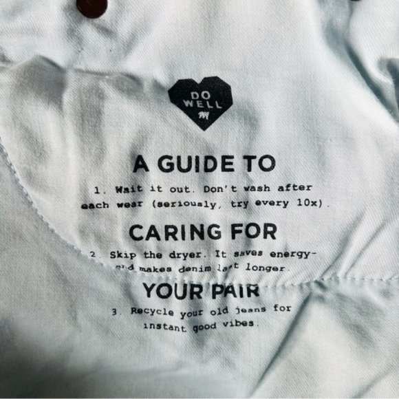 Madewell The High rise Slim Crop Boyjean Casual women’s blue jeans. size 30 - Picture 9 of 10